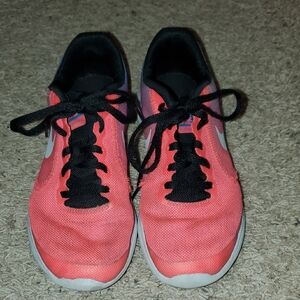 Nike Pink and Black Sneakers